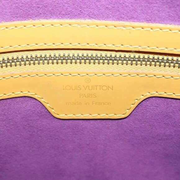LOUIS VUITTON Epi Lussac Shoulder Bag Yellow M52289 LV Auth BA4449 - Picture 10 of 16